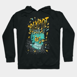 Skull jackpot Gold T-shirt Hoodie